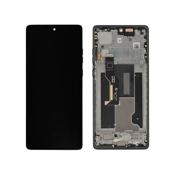 Écran complet Motorola Edge 50 Fusion – Bleu – Qualité d'origine – avec châssis