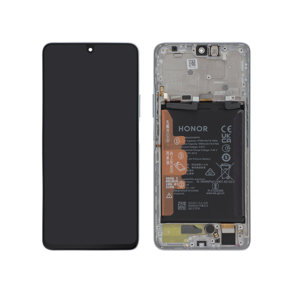 Écran complet Honor Magic4 Lite – Argent – Original Honor (Service Pack) – batterie intégrée