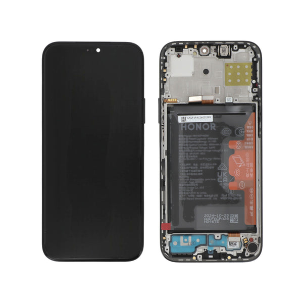 Écran complet Honor 200 Lite – Noir Minuit – Original Honor (Service Pack) – batterie intégrée