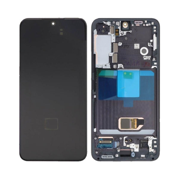 Écran complet avec châssis Galaxy S22 – Noir – Soft OLED