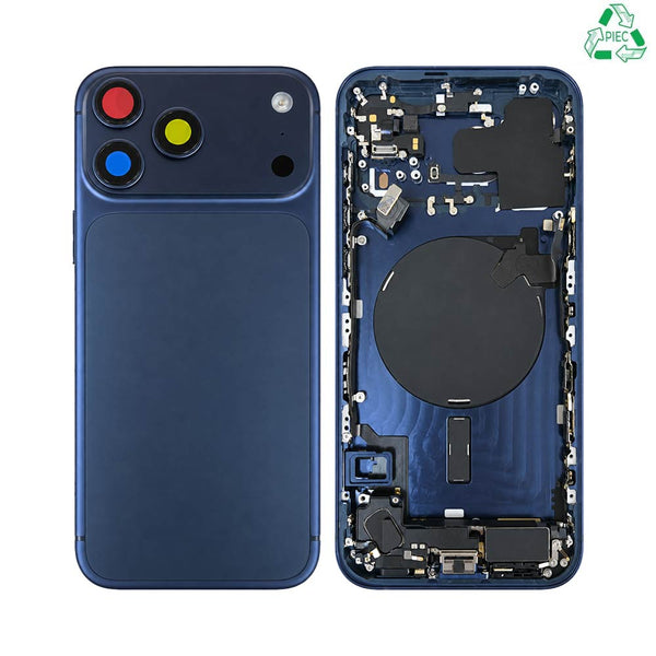 Châssis équipé iPhone 17 Pro Max – Bleu intense – Compatible