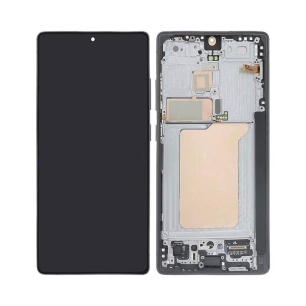 Écran complet avec châssis Galaxy S25 Ultra – Titane noir – Soft OLED