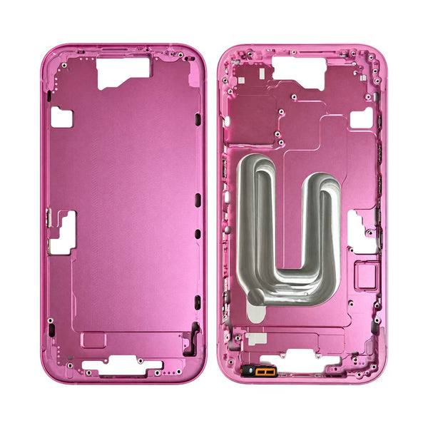 Châssis nu iPhone 16 – Rose – Compatible Premium