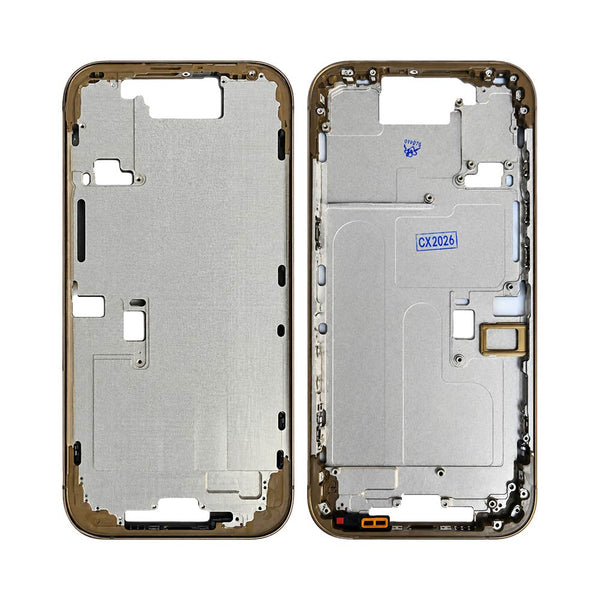 Châssis nu iPhone 16 Pro – Titane sable – Compatible Premium