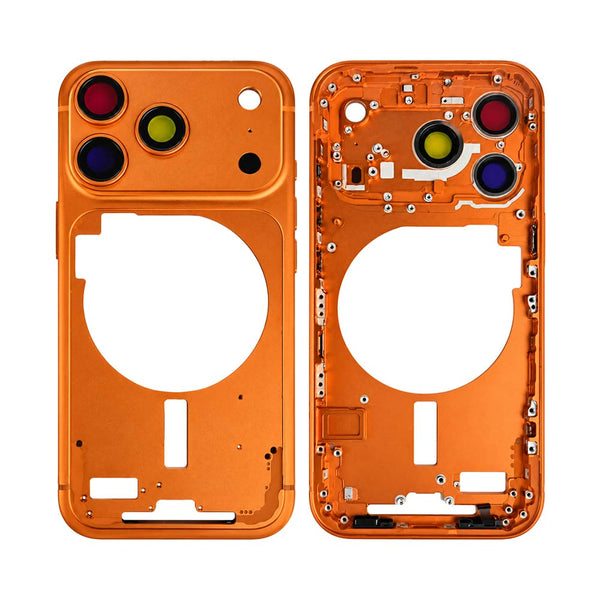 Châssis nu iPhone 17 Pro – Orange cosmique – Compatible