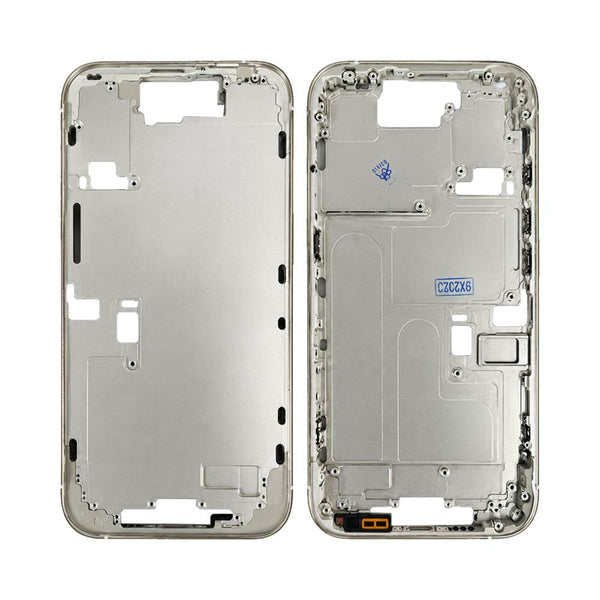 Châssis nu iPhone 16 Pro – Titane Blanc – Compatible Premium