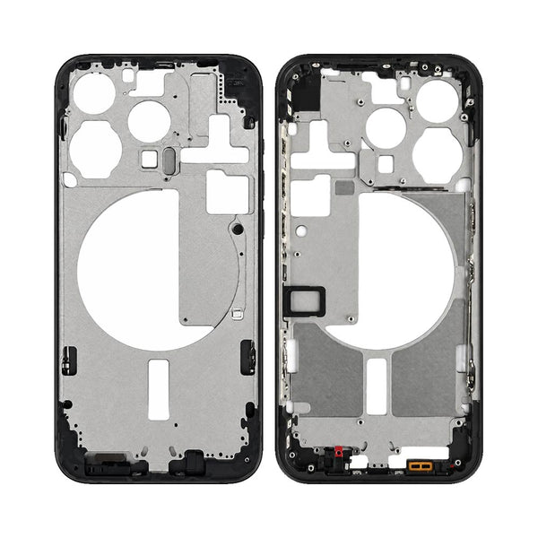 Châssis nu iPhone 15 Pro – Titane Noir – Compatible Premium