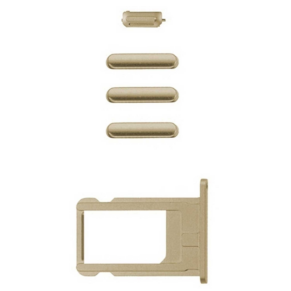 Kit bouton iPhone XR – Jaune – Compatible