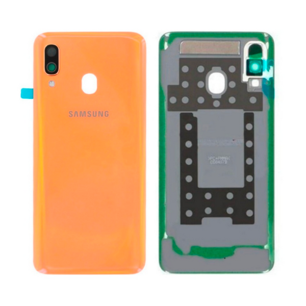 Vitre arrière Galaxy A40 – Corail – Compatible Premium