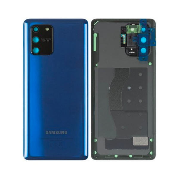 Vitre arrière Galaxy S10 Lite – Bleu prismatique – Compatible Premium