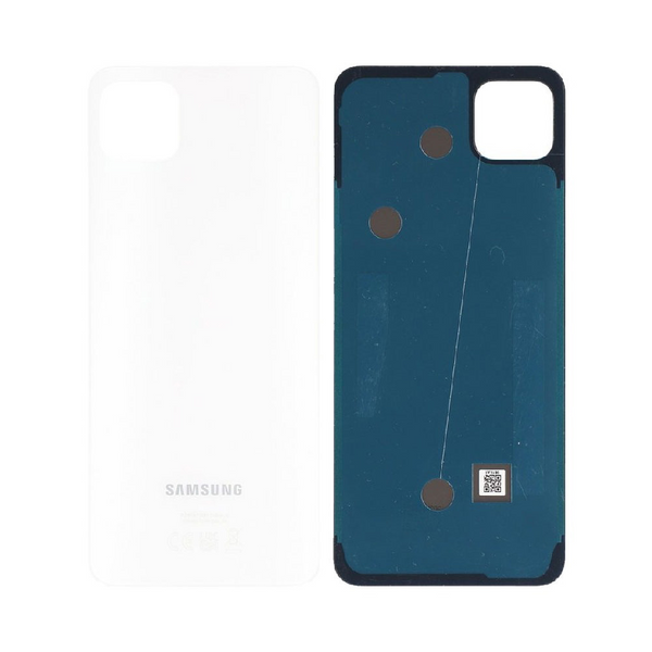 Vitre arrière Galaxy A22 5G – Blanc – Compatible Premium
