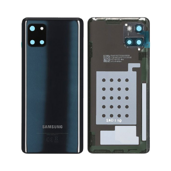 Vitre arrière Galaxy Note 10 Lite – Noir cosmos – Compatible Premium