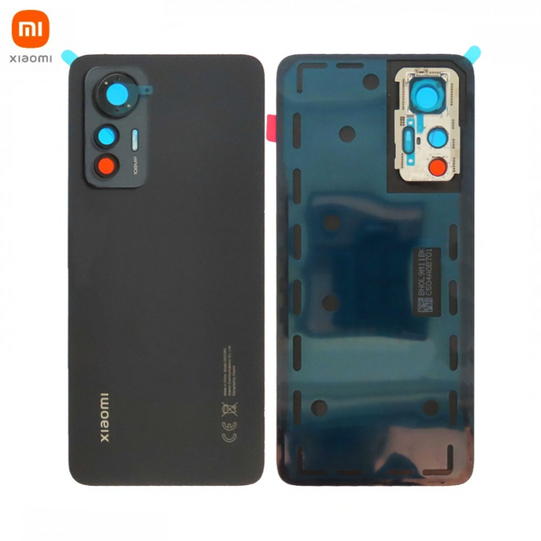 Vitre arrière Xiaomi 12 Lite – Noir – Original