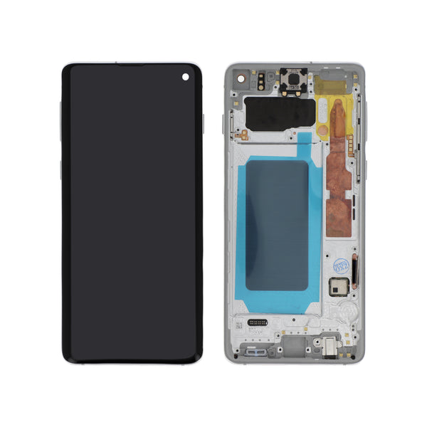 Écran complet Galaxy S10 – Blanc – Qualité d'origine