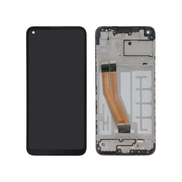 Écran complet Galaxy A11 – Compatible LCD – avec châssis