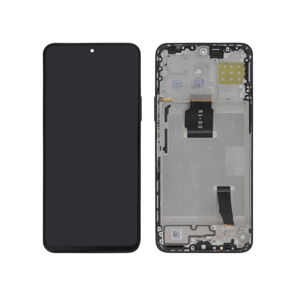 Écran complet Honor X8a – Noir – Compatible LCD – avec châssis