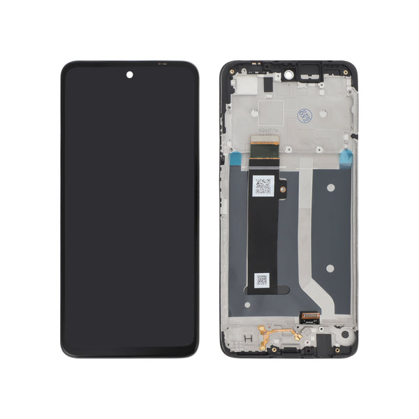 Écran complet Moto G34 – Noir – Qualité d'origine – avec châssis