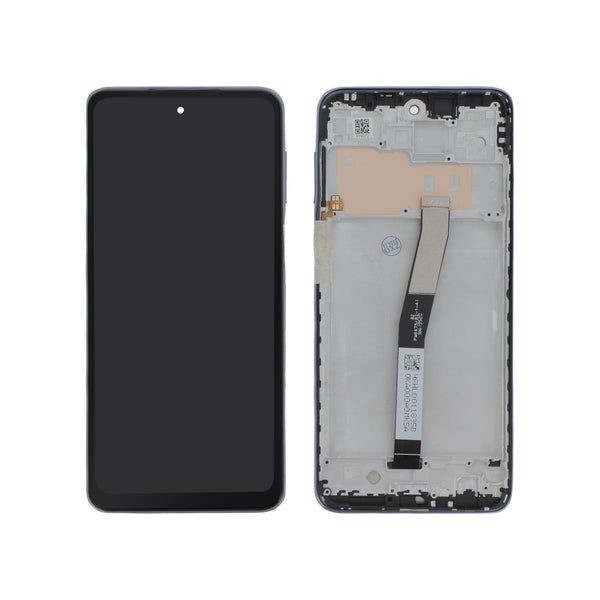 Écran complet Redmi Note 9 Pro – Noir – Qualité d'origine – avec châssis