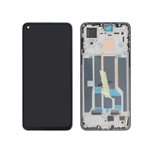 Écran complet OnePlus Nord 2T / Nord 2 – Noir – Compatible OLED – avec châssis