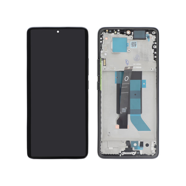 Écran complet Redmi Note 14 Pro 5G – Noir – Qualité d'origine – avec châssis