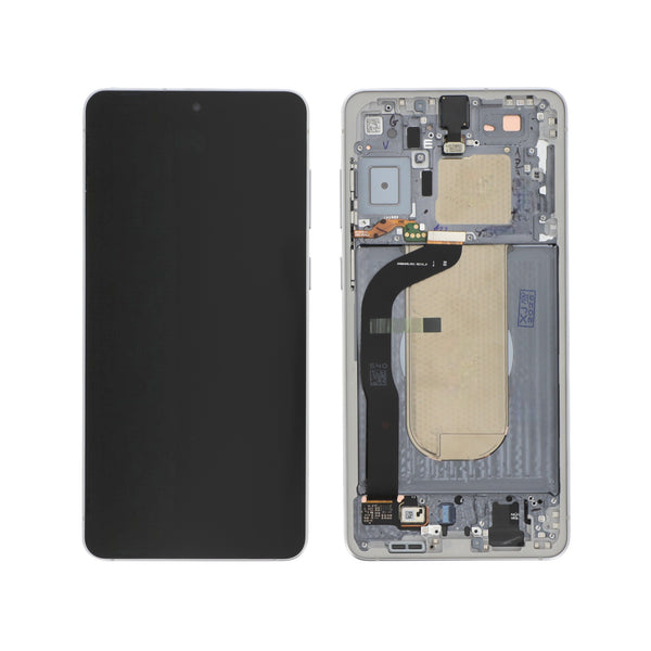 Écran complet titane Galaxy S25 Edge – Argent – Qualité d'origine