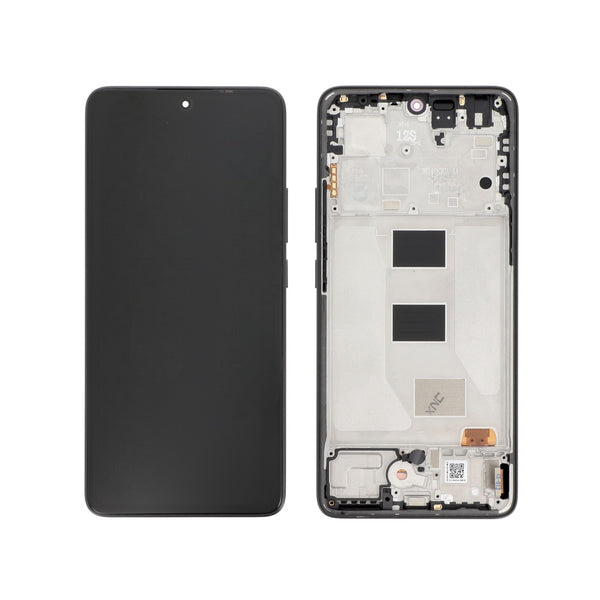 Écran complet Redmi Note 14 5G – Noir – Qualité d'origine – avec châssis