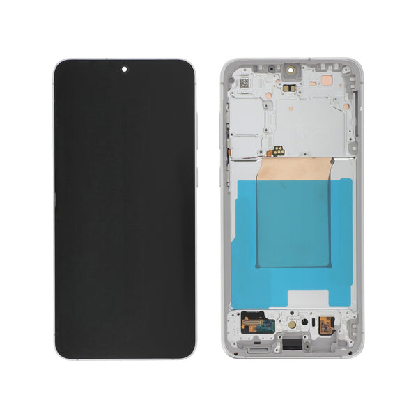 Écran complet titane Galaxy S25 FE – Argent – Qualité d'origine