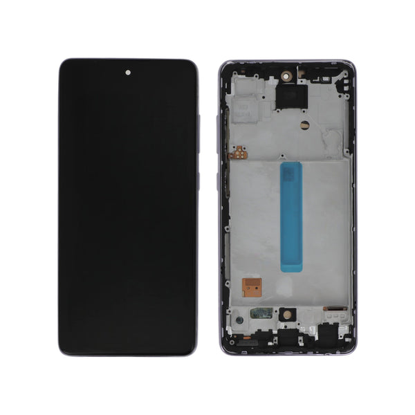 Écran complet Galaxy A52s – Violet – Compatible LCD (Incell) – avec châssis