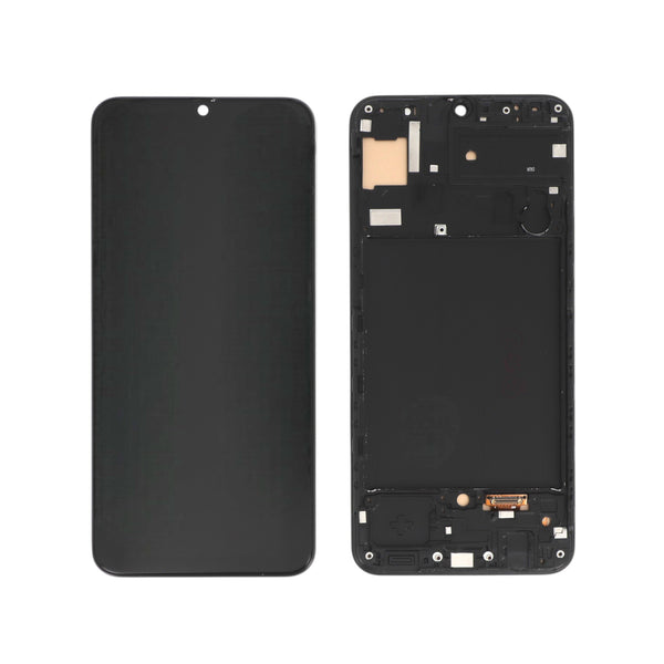 Écran complet Galaxy A50 – Compatible LCD (Incell) – avec châssis