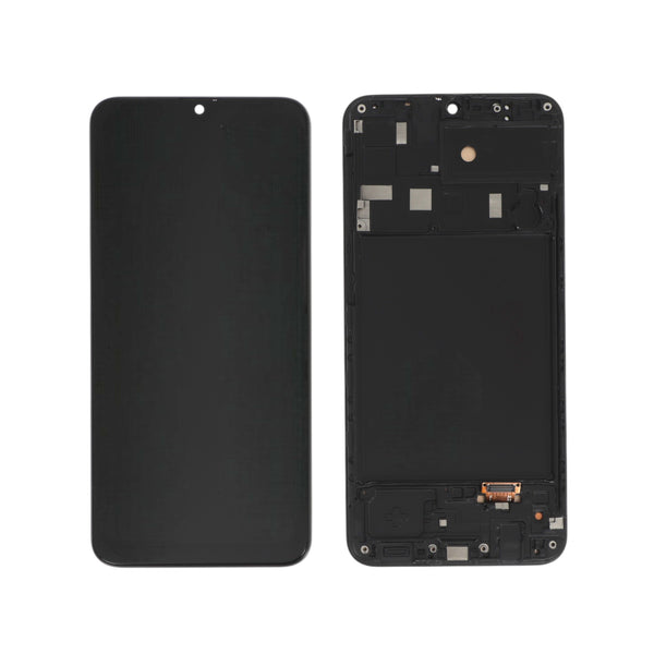 Écran complet Galaxy A20 – Compatible LCD (Incell) – avec châssis