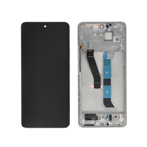 Écran complet Redmi Note 15 5G – Argent – Qualité d'origine – avec châssis