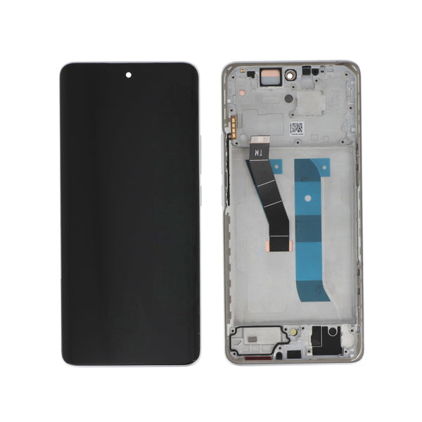 Écran complet Redmi Note 15 4G – Argent – Qualité d'origine – avec châssis