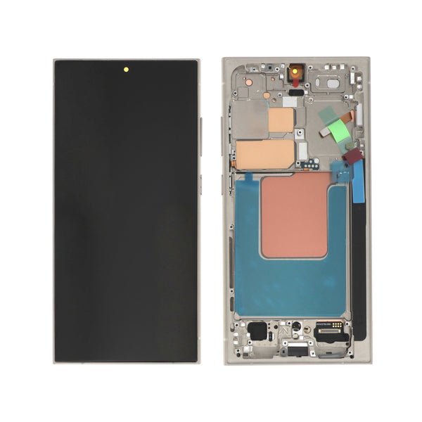 Écran complet Galaxy S24 Ultra – Titane Gris – Compatible OLED