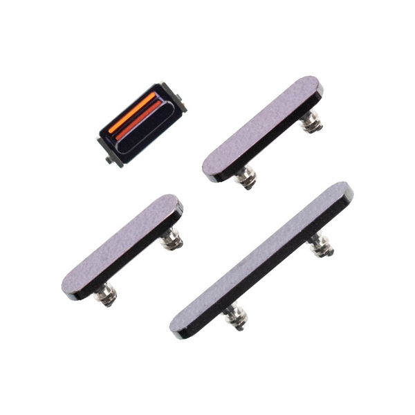 Bouton power et volume iPhone 14 Pro / iPhone 14 Pro Max – Violet intense – Compatible