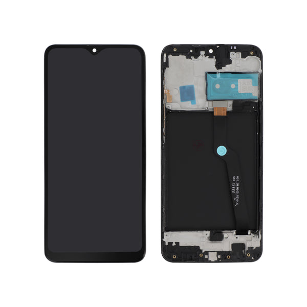 Écran complet Galaxy A10 – Compatible LCD – avec châssis