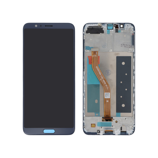 Écran complet Honor View 10 – Bleu – Compatible LCD – avec châssis