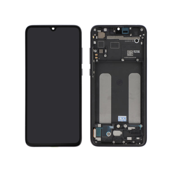 Écran complet Mi 9 Lite – Noir – Compatible LCD – avec châssis