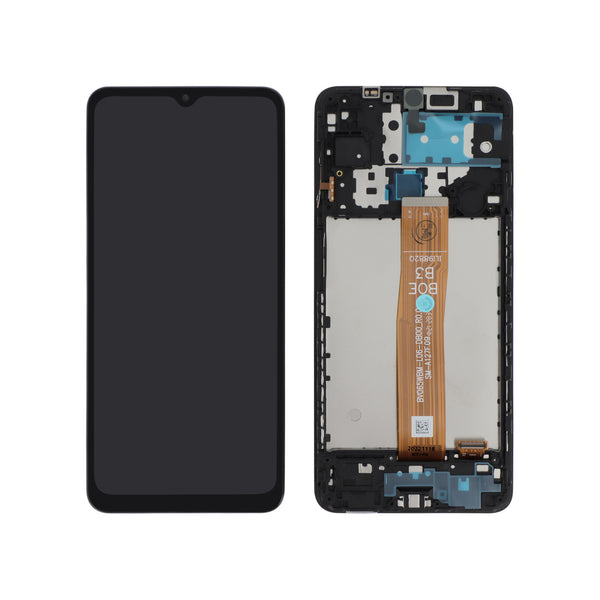 Écran complet Galaxy A12s – Compatible LCD – avec châssis