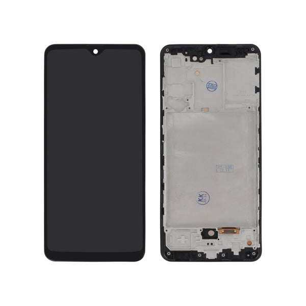Écran complet Galaxy A31 – Noir – Compatible LCD (Incell) – avec châssis