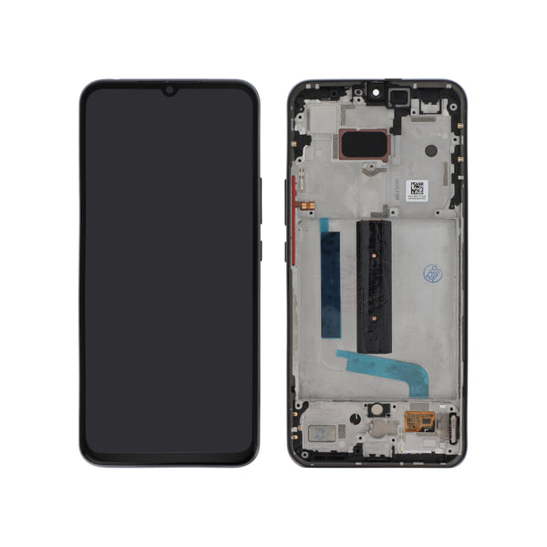 Écran complet Mi 10 Lite 5G – Gris – Qualité d'origine – avec châssis