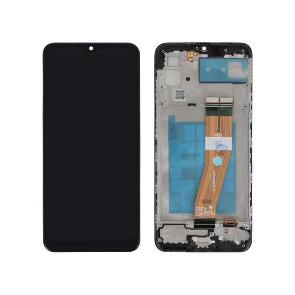 Écran complet Galaxy A03 – Compatible LCD – avec châssis