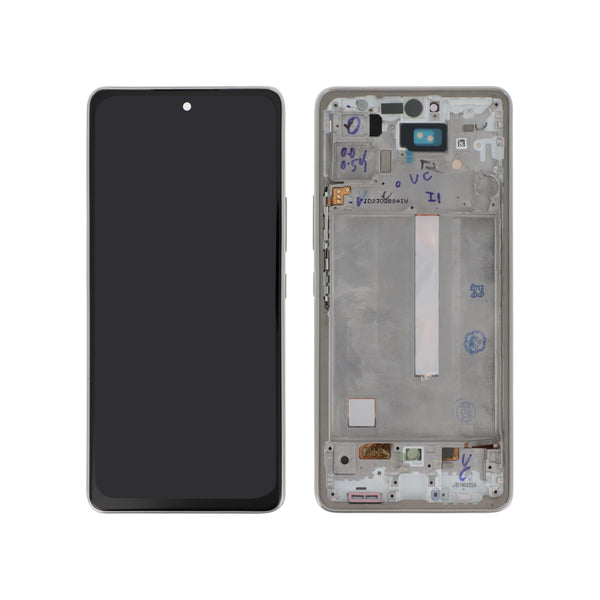 Écran complet Galaxy A53 – Blanc – Compatible OLED – avec châssis