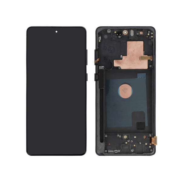 Écran complet Galaxy Note 10 Lite – Noir – Compatible OLED – avec châssis