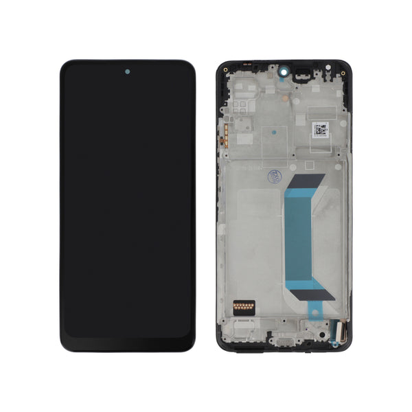 Écran complet Redmi Note 12 5G – Noir – Compatible LCD (Incell) – avec châssis