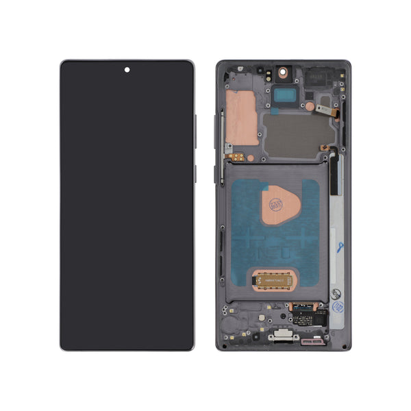 Écran complet Galaxy Note 20 – Noir – Qualité d'origine – avec châssis