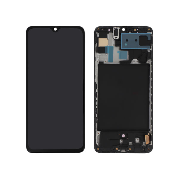 Écran complet Galaxy A70 – Compatible OLED – avec châssis