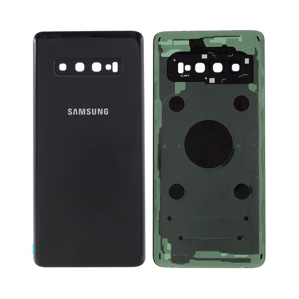 Vitre arrière Galaxy S10 – Noir – Compatible Premium