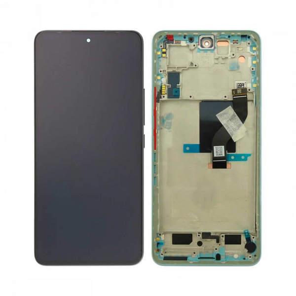 Écran complet avec châssis Xiaomi 12 Lite – Vert clair – Compatible Premium