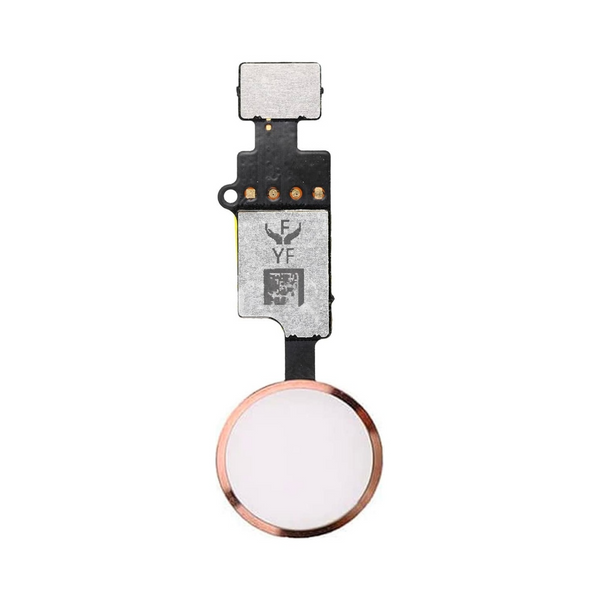 Bouton home iPhone 7 / iPhone 7 Plus YF (No Touch ID) 3rd Génération – Rose or – Compatible