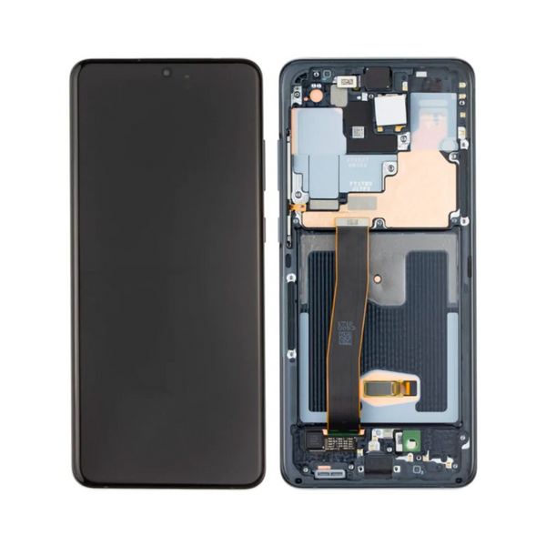 Écran complet avec châssis Galaxy S20 Ultra – Noir cosmique – Soft OLED